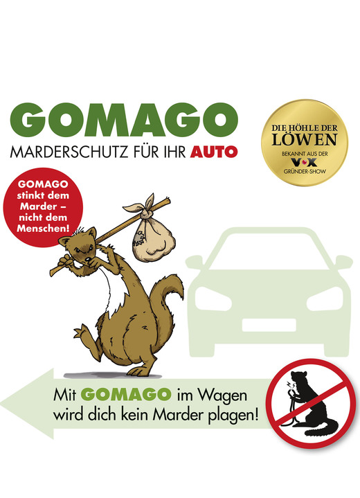 TV-Werbung - GOMAGO Marderschutz, in Farbe , in Ausführung Gomago Marderschutz, 35 g, Auto Ansicht 1