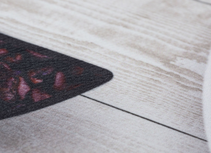 Läufer & Stufenmatten - Pflegeleicher und strapazierfähiger Küchenläufer, in Farbe CREME-BRAUN Ansicht 4