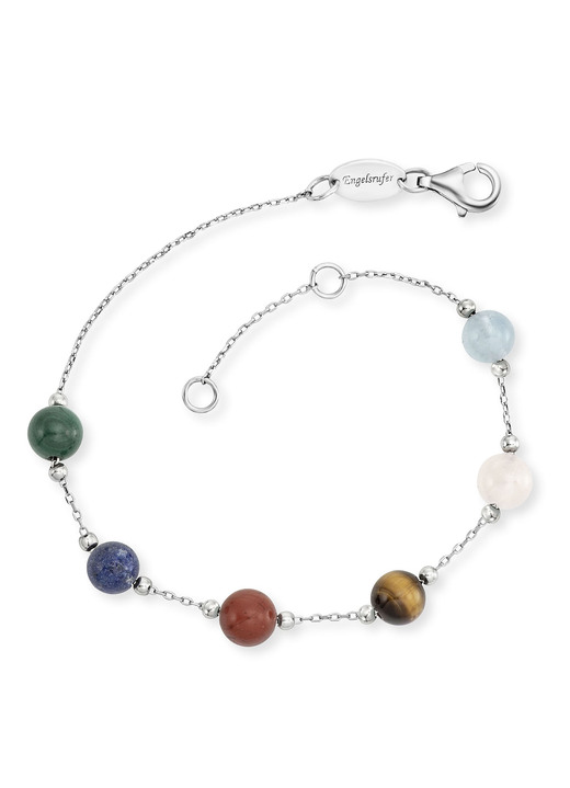 Engelsrufer  - Powerful Stone Armband mit 6 echten Edelsteinen Ansicht 2 Engelsrufer  - Powerful Stone Armband mit 6 echten Edelsteinen, in Farbe  Ansicht 2