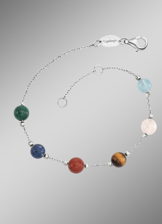 Engelsrufer Powerful Stone Armband mit 6 echten Edelsteinen