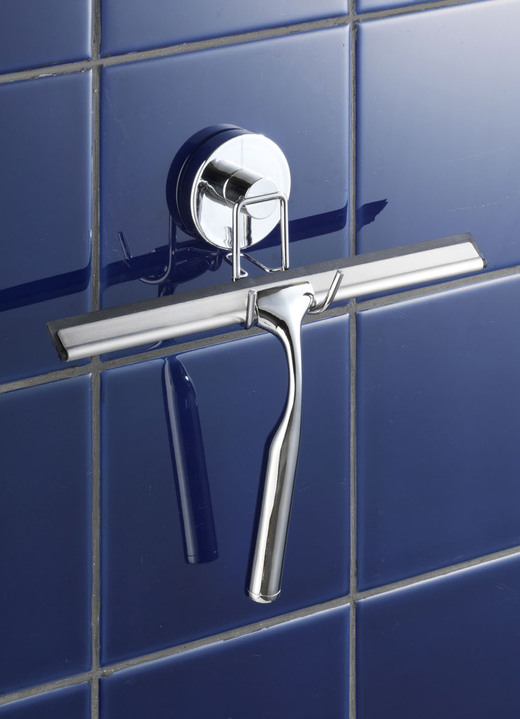 - Vacuum-Loc-System® - Die perfekte Aufbewahrungslösung für Ihr Bad, in Farbe SILBER, in Ausführung Duschabzieher Ansicht 1