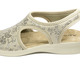 Schuhe & Einlagen - Sandalette von Aerosoft in Weite G–H, in Größe 036 bis 042, in Farbe WEISS, in Ausführung mit Klettverschluss – Farbe BEIGE – Ansicht 1