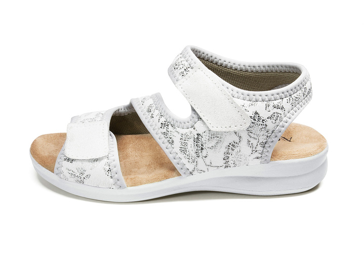 Schuhe & Einlagen - Sandalette von Aerosoft in Weite G–H, in Größe 036 bis 042, in Farbe BLAU, in Ausführung mit elastischem Einschlupf Ansicht 11