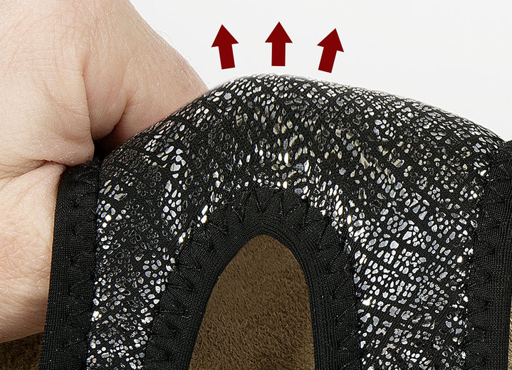 Schuhe & Einlagen - Sandalette von Aerosoft in Weite G–H, in Größe 036 bis 042, in Farbe BLAU, in Ausführung mit elastischem Einschlupf Ansicht 10