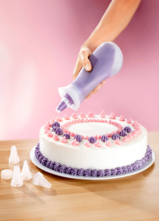 Backen - Dekorierflasche aus Silikon mit Skala, in Farbe TRANSPARENT