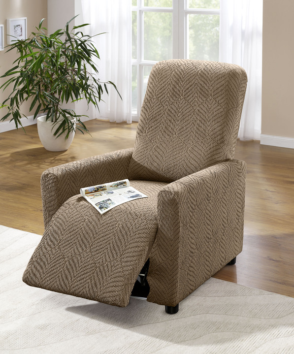 Wohnaccessoires - Stretchbezüge Ansicht 16 Wohnaccessoires - Stretchbezüge, in Größe 101 (Sesselbezug) bis 114 (Sitzflächen-Bezug), in Farbe BEIGE Ansicht 16