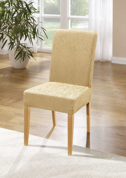 Wohnaccessoires - Stretchbezüge Ansicht 32 Wohnaccessoires - Stretchbezüge, in Größe 101 (Sesselbezug) bis 114 (Sitzflächen-Bezug), in Farbe BEIGE Ansicht 32