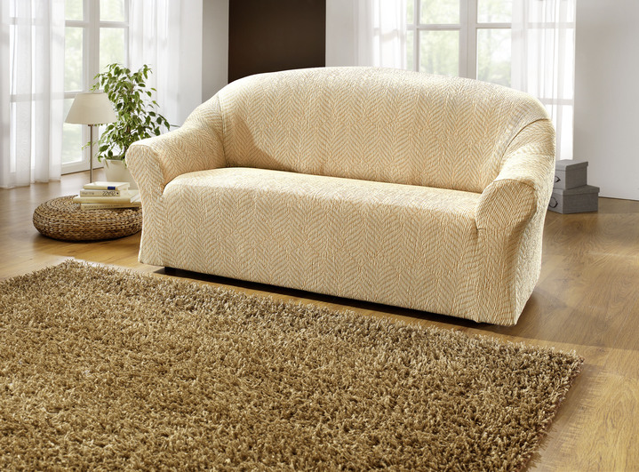 Wohnaccessoires - Stretchbezüge Ansicht 29 Wohnaccessoires - Stretchbezüge, in Größe 101 (Sesselbezug) bis 114 (Sitzflächen-Bezug), in Farbe CREME Ansicht 29