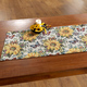 Tischdecken - Tisch- und Raumdekoration mit Sonnenblumen-Dessin, in Größe 110 (Läufer, 40/100 cm) bis 405 (Kissenbezug, 50/ 50 cm), in Farbe BUNT – Farbe BUNT – Ansicht 2
