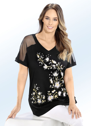 Shirt mit Tülleinsatz