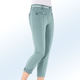 Hosen - 7/8-lange Hose mit kontrastfarbenem Zierband, in Größe 017 bis 052, in Farbe MINT – Farbe JADEGRÜN – Ansicht 1