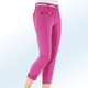 Hosen - 7/8-lange Hose mit kontrastfarbenem Zierband, in Größe 017 bis 052, in Farbe MINT – Farbe PINK – Ansicht 1