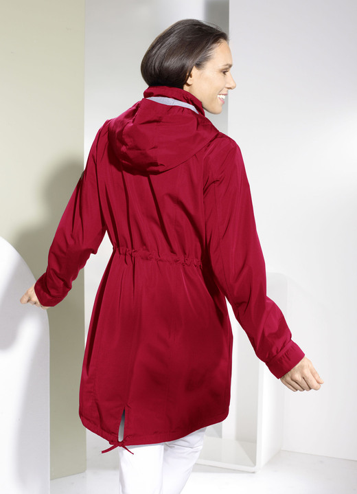 Jacken, Mäntel, Blazer - Funktions-Kurzmantel mit abnehmbarer Kapuze Ansicht 4 Jacken, Mäntel, Blazer - Funktions-Kurzmantel mit abnehmbarer Kapuze, in Größe 036 bis 054, in Farbe NAVY Ansicht 4