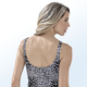 Bademode - Tankini in extra langer Form – Farbe SCHWARZ-WEISS – Ansicht 2 Bademode - Tankini in extra langer Form, in Größe 036 bis 056, in Cup B, in Farbe SCHWARZ-WEISS – Farbe SCHWARZ-WEISS – Ansicht 2