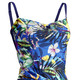 Bademode - Laurina Tankini in Bandeauform mit verstell- und abnehmbaren Trägern, in Größe 036 bis 052, in Cup B, in Farbe MARINE-BUNT – Farbe MARINE-BUNT – Ansicht 4