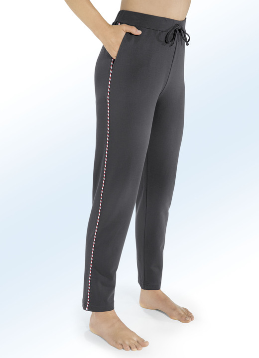 Freizeithosen - Hose mit Tunnelzugband, in Größe 018 bis 054, in Farbe MARINE Ansicht 3