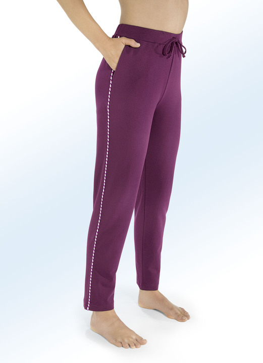 Freizeithosen - Hose mit Tunnelzugband, in Größe 018 bis 054, in Farbe MARINE Ansicht 4