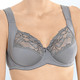 Bügel-BH - Viania Zweierpack Bügel-BH mit Elastikspitze, in Größe 080 bis 100, in Cup C, in Farbe GRAFIT – Farbe GRAFIT – Ansicht 2