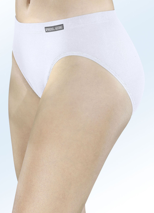 Slips - Speidel Dreierpack Slips aus reiner BIO-Baumwolle, in Größe 036 bis 048, in Farbe SCHWARZ Ansicht 3