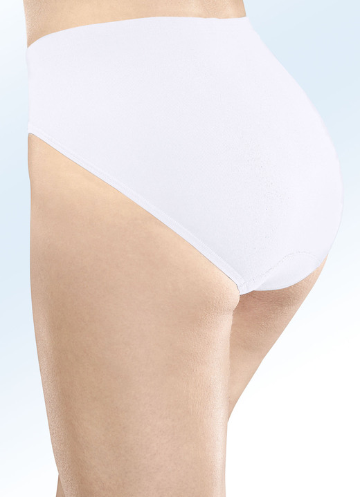 Slips - Speidel Dreierpack Slips aus reiner BIO-Baumwolle Ansicht 2 Slips - Speidel Dreierpack Slips aus reiner BIO-Baumwolle, in Größe 036 bis 048, in Farbe WEISS Ansicht 2