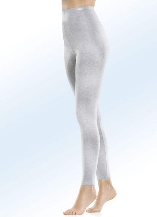 Leggings - Zweierpack Leggings mit BIO-Baumwolle Ansicht 6 Leggings - Zweierpack Leggings mit BIO-Baumwolle, in Größe 036 bis 054, in Farbe 1X ROT, 1X SCHWARZ Ansicht 6