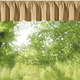 Klassisch - Querbehang mit Universalschienenband – Farbe GOLD Klassisch - Querbehang mit Universalschienenband, in Größe 674 (30x300 cm) bis 691 (30x900 cm), in Farbe TERRA
