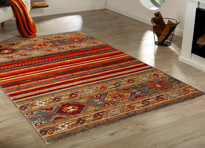 Modern - Pflegeleichte und robuste Brücken und Teppiche, in Größe 109 (Brücke, 50x 80 cm) bis 288 (Teppich, 240x340 cm), in Farbe BEIGE, in Ausführung Dessin 2 Ansicht 3