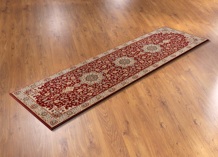 Klassisch - Klassisch gemusterte, gewebte Brücken und Teppiche, in Größe 109 (Brücke, 50x 80 cm) bis 312 (Teppich, ø 240 cm), in Farbe BERBER Ansicht 4