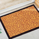 Fußmatten - Praktische Schmutzfangmatten für innen und außen, in Größe 101 (40x60 cm) bis 107 (60x180 cm), in Farbe BRAUN – Farbe MESSING – Ansicht 1