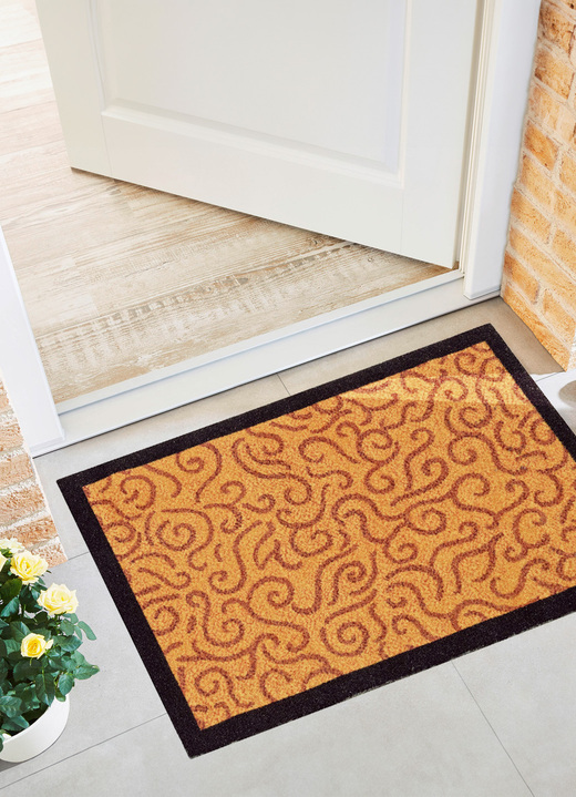 Fußmatten - Praktische Schmutzfangmatten für innen und außen, in Größe 101 (40x60 cm) bis 107 (60x180 cm), in Farbe BRAUN Ansicht 6