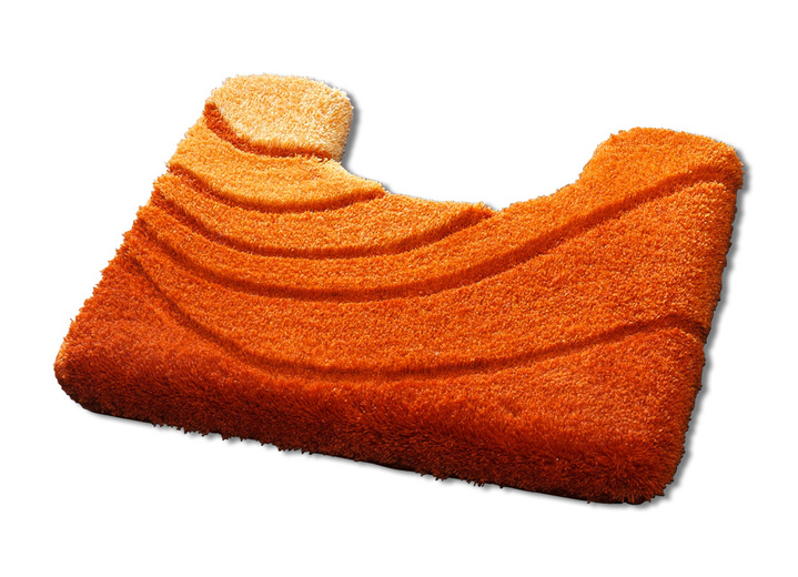 Badgarnituren - Badgarnitur von Kleine Wolke mit rutschhemmender Rückseite, in Größe 100 (Vorleger halbrund, 50/ 80 cm) bis 112 (WC-Deckelbezug, 47/ 50 cm), in Farbe BEIGE Ansicht 6