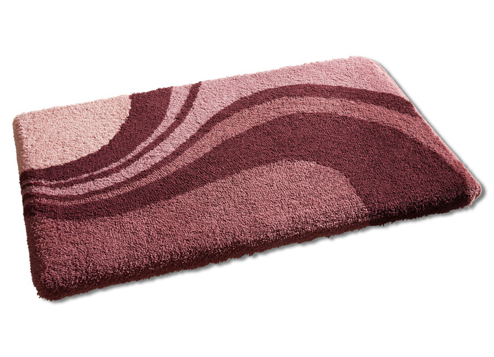 Heimtextilien - Badgarnitur von Kleine Wolke mit rutschhemmender Rückseite, in Größe 100 (Vorleger halbrund, 50/ 80 cm) bis 112 (WC-Deckelbezug, 47/ 50 cm), in Farbe BEIGE Ansicht 5