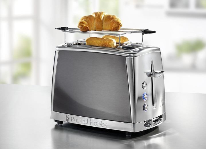 Küchengeräte-Serien - Russel Hobbs Frühstücksserie Luna, in Farbe GRAU, in Ausführung Toaster Ansicht 1