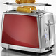 Küchengeräte-Serien - Russel Hobbs Frühstücksserie Luna – Farbe ROT – Ansicht 3 Küchengeräte-Serien - Russel Hobbs Frühstücksserie Luna, in Farbe ROT, in Ausführung Langschlitz-Toaster – Farbe ROT – Ansicht 3