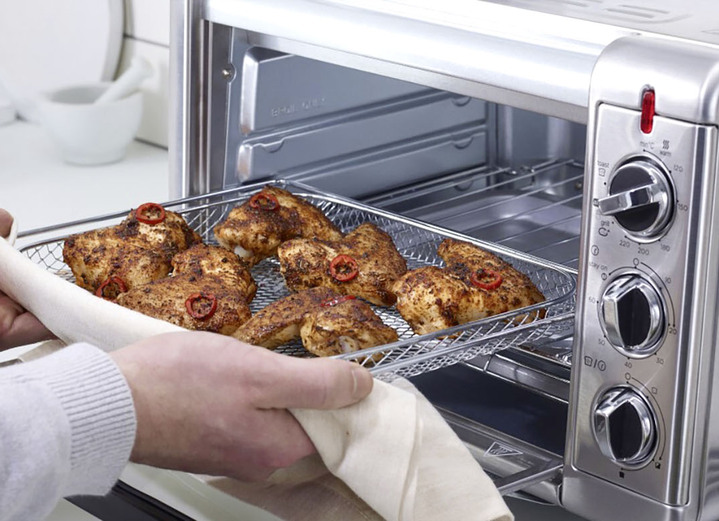 Kochen & Grillen - Heißluft-Ofen mit 5 Funktionen, in Farbe EDELSTAHL Ansicht 2