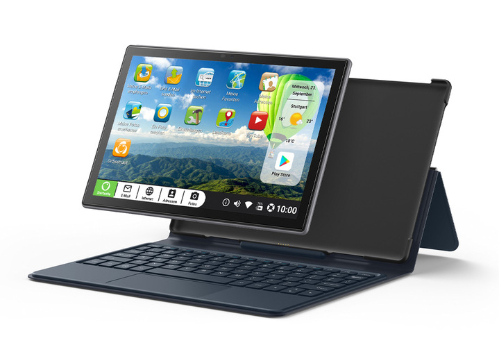 Computer & Elektronik - Ordissimo Celia Tablet-PC 10.1“ Ansicht 2 Computer & Elektronik - Ordissimo Celia Tablet-PC 10.1“, in Farbe SCHWARZ, in Ausführung ohne Tastatur Ansicht 2