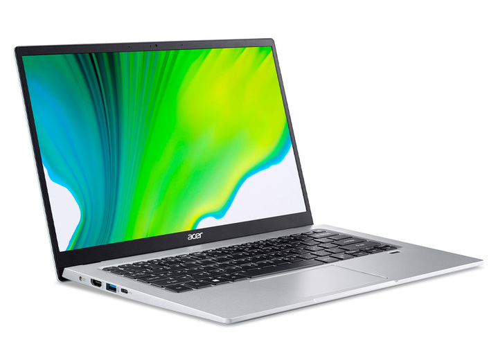 - Acer Swift SF114-34 Notebook mit 14 Zoll Full-HD-Display, in Farbe SILBER Ansicht 2