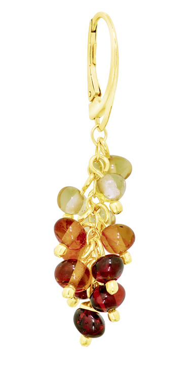 - Wunderschöne Ohrringe mit echt Bernstein, in Farbe  Ansicht 2