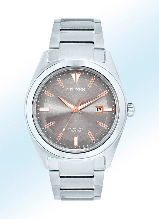 Citizen - Citizen-Solar-Partneruhren aus Super Titanium, in Farbe , in Ausführung Herrenuhr Ansicht 1