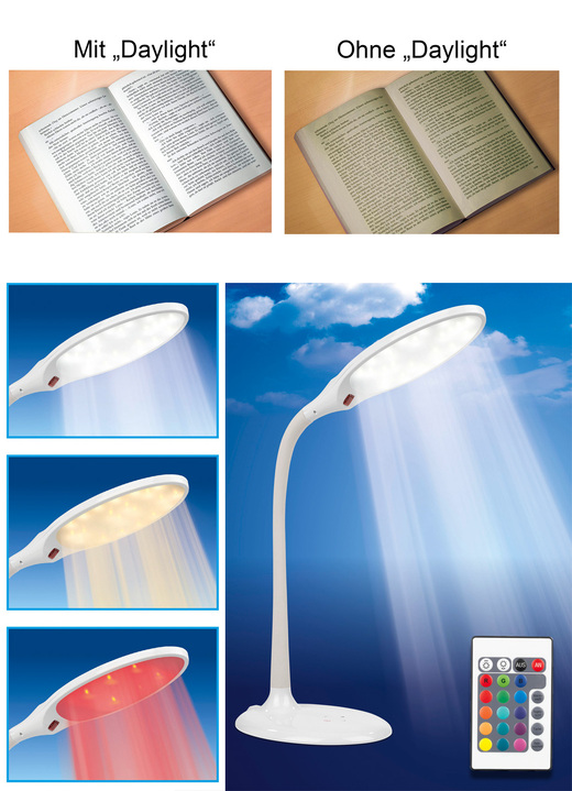Lampen & Leuchten - Tageslicht-Leuchten, in Farbe WEISS, in Ausführung Tischleuchte Ansicht 1