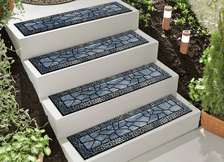 Läufer & Stufenmatten - Stufenmatten im preisgünstigen 2er-Pack, in Farbe GRAU Ansicht 3