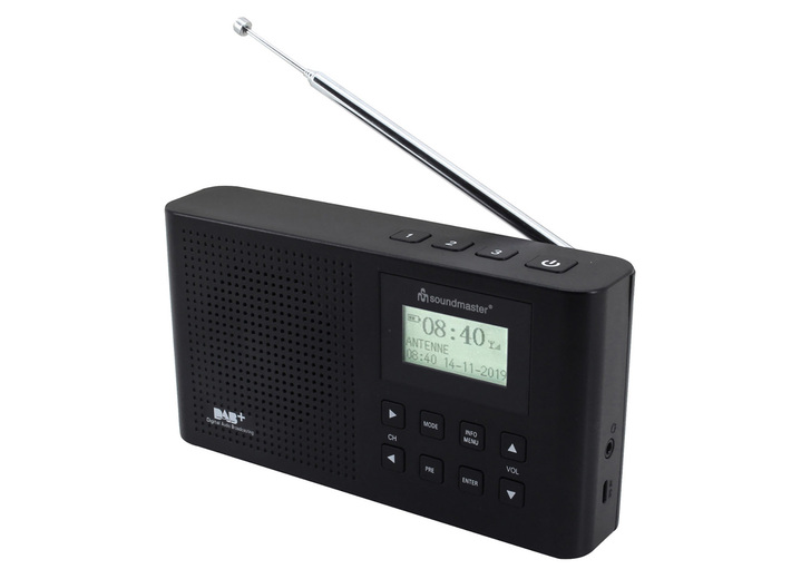 Modern - Soundmaster DAB+ Radio DAB160SW/WE, in Farbe SCHWARZ Ansicht 1