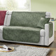Sessel- & Sofaüberwürfe - Wohnaccessoires mit Anti-Rutsch-Beschichtung, in Größe 101 (Sesselschoner, 50x150 cm) bis 905 (2 Kissenbezüge, 40x40 cm), in Farbe GRÜN – Farbe GRÜN – Ansicht 1