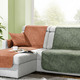 Sessel- & Sofaüberwürfe - Wohnaccessoires mit Anti-Rutsch-Beschichtung, in Größe 101 (Sesselschoner, 50x150 cm) bis 905 (2 Kissenbezüge, 40x40 cm), in Farbe BEIGE – Farbe GRÜN – Ansicht 2