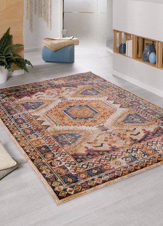 Klassisch - Brücken und Teppiche in angenehmen, weichen Farben, in Größe 113 (Brücke, 80/150 cm) bis 298 (Teppich, 280/380 cm), in Farbe BUNT