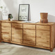 Sideboards & Kommoden - Möbelprogramm mit Massivholzfronten und Softclose – Farbe WILDEICHE – Ansicht 1 Sideboards & Kommoden - Möbelprogramm mit Massivholzfronten und Softclose, in Farbe KERNBUCHE, in Ausführung Regal klein – Farbe WILDEICHE – Ansicht 1