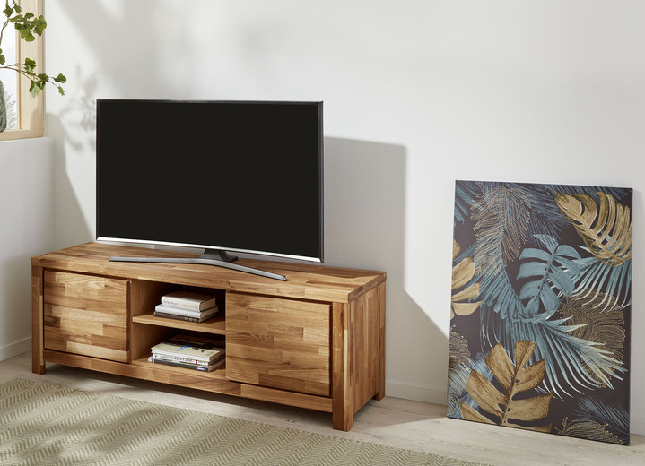 Sideboards & Kommoden - Möbelprogramm mit Massivholzfronten und Softclose Ansicht 4 Sideboards & Kommoden - Möbelprogramm mit Massivholzfronten und Softclose, in Farbe KERNBUCHE, in Ausführung Regal klein Ansicht 4