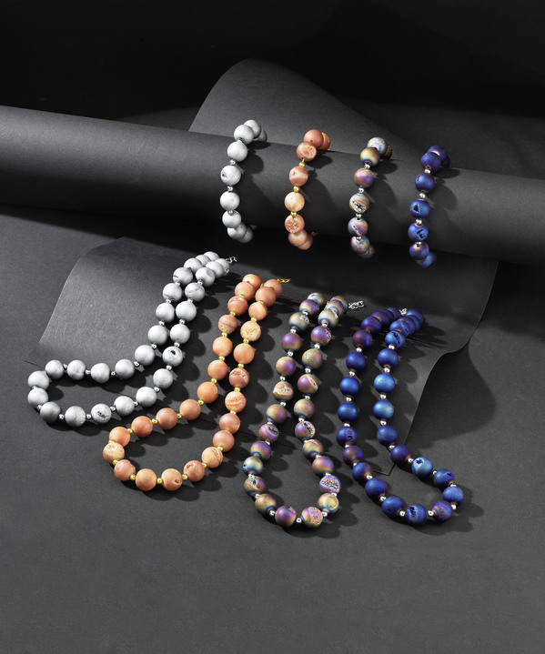 Damen-Modeschmuck - Schmuck-Set 2-teilig, in Farbe REGENBOGENFARBEN Ansicht 1