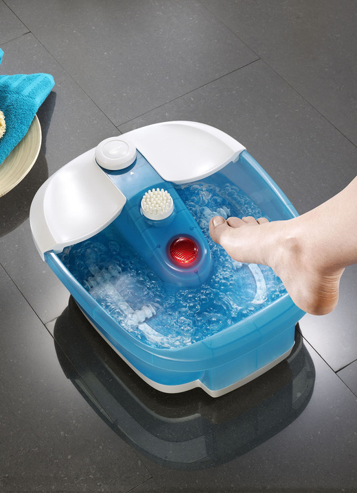 Gesunder Fuß - Fußsprudelbad FB100 von Promed, in Farbe WEISS-BLAU Ansicht 2