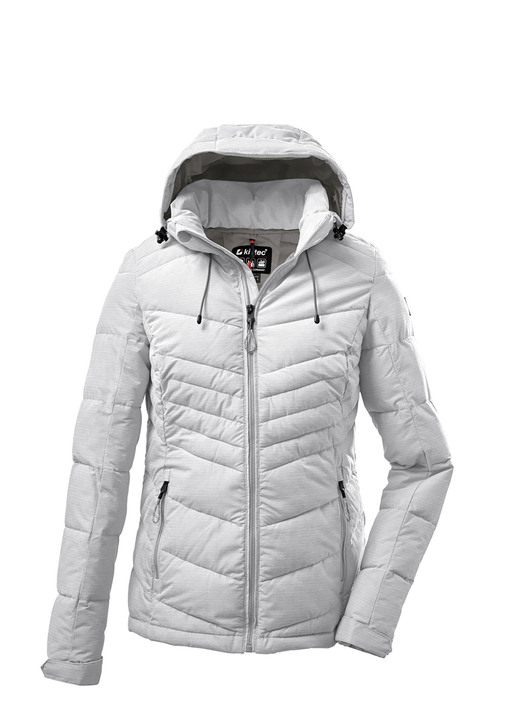 Jacken, Mäntel, Blazer - Trendige Damen-Funktionsjacke mit raffinierten Steppungen, in Größe 036 bis 050, in Farbe DUNKELNAVY Ansicht 3